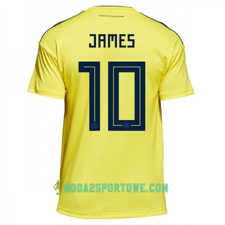 Koszulka Kolumbia James 10 Mistrzostwa Świata 2018 Domowe Stroje Piłkarskie